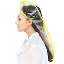 2 PCS Household Hair Salon Hooded Oil-Dyed Shampoo Shawl(Yellow)