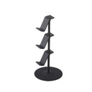 Gamepad Storage Rack Desktop Headphone Storage Rack, Color: 3 Floors Black