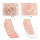 3 Pairs Porous Comfortable Breathable Foot Protection Socks, Size: L(White)