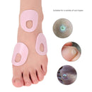 4 PCS Latex Anti-Wear Callus Protection Sticker(Pink Elliptical)