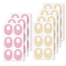4 PCS Latex Anti-Wear Callus Protection Sticker(Skin Color Elliptical)