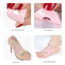 4 PCS Latex Anti-Wear Callus Protection Sticker(Skin Color Elliptical)