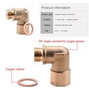 2 PCS 123 90-degree Car Sensor Adapter