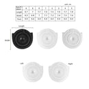 2 Pairs Sole Wear-Resistant Rubber Cuttable Sports Anti-Slip Sticker, Size: No.0 40 Yards(White)