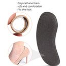 10 Pairs High Heel Shoes Thickened Anti-Wear Foot Half Size Pads, Size: 4mm(Grey)