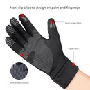 Autumn And Winter Outdoor Sports Hiking Ski Warm Gloves, Size: XL(Black)