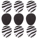 10 Pairs Damping Half-Size High Heels Front Pad(Black)