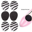 10 Pairs Damping Half-Size High Heels Front Pad(Black)
