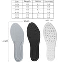 2 Pairs Lightweight Porous Breathable Full Pad, Size: 35/36(Grey)