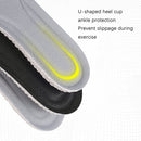 2 Pairs Lightweight Porous Breathable Full Pad, Size: 37/38(Grey)