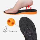2 Pairs Sweat-Absorbent Breathable Shock Absorbing Full Pad, Size: S 35-38 Yard(Black)