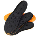 2 Pairs Sweat-Absorbent Breathable Shock Absorbing Full Pad, Size: M 39-42 Yard(Black)