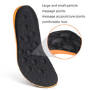 2 Pairs Sweat-Absorbent Breathable Shock Absorbing Full Pad, Size: M 39-42 Yard(Black)