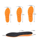 2 Pairs Sweat-Absorbent Breathable Shock Absorbing Full Pad, Size: L 43-46 Yard(Black)