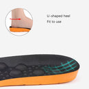2 Pairs Sweat-Absorbent Breathable Shock Absorbing Full Pad, Size: L 43-46 Yard(Black)
