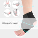 2 PCS Outdoor Sports Anti-Strained Fixed Rehabilitation Ankle Support, Size: L Right