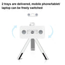 UP-1S Foldable Laptop Stand Mobile Phone Tablet Desktop Stand(White)