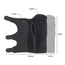 Sports Steel Plate Support Wristband(Black)