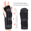 Sports Steel Plate Support Wristband(Black)