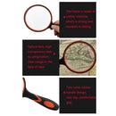 10X HD Optical Lens Handheld Magnifying Glass, Specification: 50mm