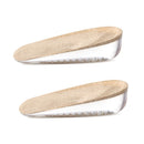 2 Pairs GEL Increasing High Insole Fleece Invisible Increased Pad, Size: S Code 2cm(Apricot)