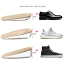 2 Pairs GEL Increasing High Insole Fleece Invisible Increased Pad, Size: L Code 2cm(Apricot)