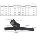 Nylon Sports Compression Striped Bandage Ankle Support, Specification: XL(Gray Stripes)