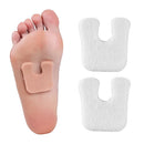 10 Pairs U-Type Sheep Felt Hairy Function Stickers(White)