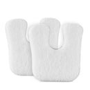 10 Pairs U-Type Sheep Felt Hairy Function Stickers(White)
