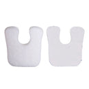 10 Pairs U-Type Sheep Felt Hairy Function Stickers(White)
