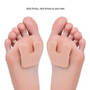 10 Pairs U-Type Sheep Felt Hairy Function Stickers(White)