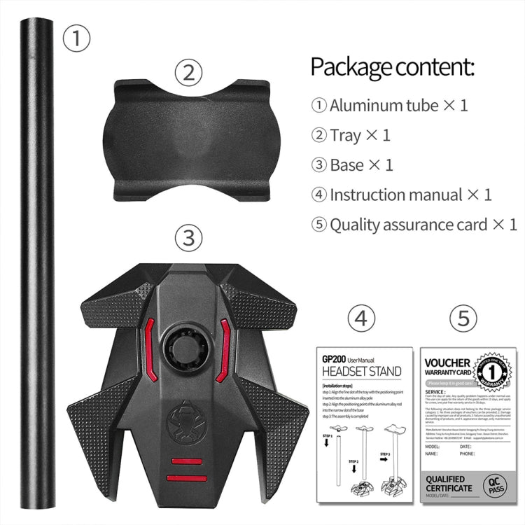 PLEXTONE GP200 Detachable Headphone Aluminum Alloy Stand