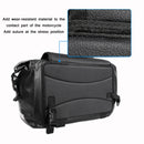 AFISHTOUR FM2021 Large Capacity Waterproof Motorcycle Rear Seat Bag, Color: Lake Blue