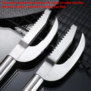 4 PCS Stainless Steel Scraper Fish Maw Knife Gill Planer, Specification: 430 Hot Treatment