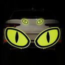 10 Sets Car Safety Warning Reflective Stickers(Fluorescent Yellow)