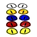 10 Sets Car Safety Warning Reflective Stickers(Diamond Red)