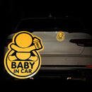10 PCS Car Safety Warning Reflective Stickers(Diamond Yellow)