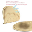 10 Pairs Exercise Adjustment Size Shoes Pads, Style: Female Round Head Skin Color