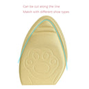 10 Pairs Exercise Adjustment Size Shoes Pads, Style: Female Round Head Skin Color