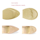 10 Pairs Exercise Adjustment Size Shoes Pads, Style: Female Round Head Skin Color