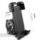 YYS-443-1 Bicycle Push Type Mobile Phone Navigation Bracket(Black)
