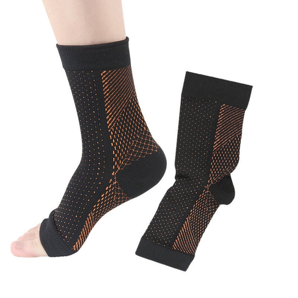 5 Pairs Comfortable Functional Pressure Socks, Size: L/XL(Copper)