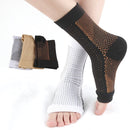5 Pairs Comfortable Functional Pressure Socks, Size: L/XL(Skin Color)