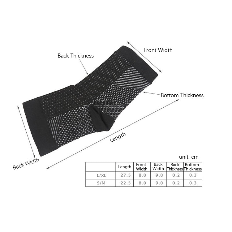 5 Pairs Comfortable Functional Pressure Socks, Size: L/XL(Copper)