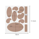 10 PCS High Heel Anti-Wear Foot Shoes Stickers(Skin Color)