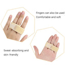 10 PCS Elastic Toe Belt Finger Splitter(Light Yellow)