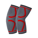 1 Pair Fitness Sports Protective Gear Breathable Sweating Sports Elbow Pads, Size: L (Red)