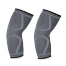 1 Pair Fitness Sports Protective Gear Breathable Sweating Sports Elbow Pads, Size: M (Smoke Gray)