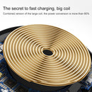 A9199 10W 3 in 1 Vertical LED Crystal Wireless Charger(Black)
