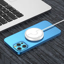 I12 15W Max Magnetic Folding Holder Wireless Charger(White)